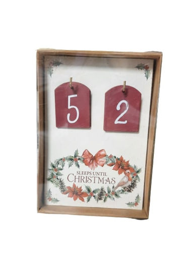 Picture of SLEEPS TILL CHRISTMAS PLAQUE